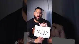 WWE Roman Reigns 1000 Days As Champion 