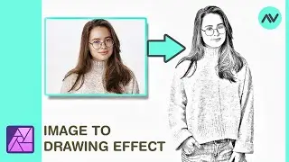 Turn any Photo into a Pencil drawing Effect in Affinity Photo | Affinity Photo Tutorial