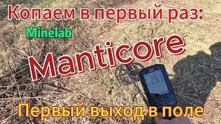 Копаем первый раз: Minelab Manticire