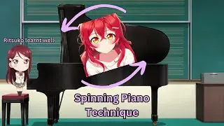 Ritsuko: A Spinning Piano Technique