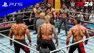 WWE 2K24 - The New Bloodline vs. The Old Bloodline - Extreme Rules Match | PS5™ [4K60]