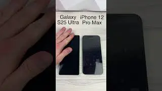 iPhone 12 Pro Max vs Galaxy S25 Ultra BRIGHTNESS Test! Which One Wins? 🔥📱 