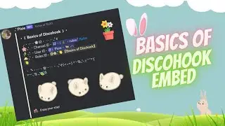 BASICS OF DISCOHOOK | HOW TO MENTION ROLE, USER AND CHANNEL | EASY TUTORIAL | 2023