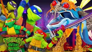 ИГРУШКИ Черепашки-ниндзя дерутся с СУПЕР мутантом | Nickelodeon Cyrillic