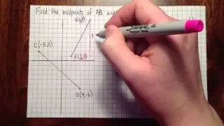 Finding the midpoint of a line segment with logic