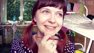 [Russian ASMR] Roleplay Make up in the hostel 👄💄 Quiet whisper