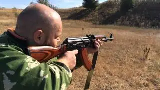 ВПО-136, нарезной охотничий карабин на базе АКМ