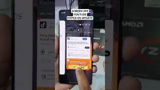 Update HyperOS Fitur Screen Off Video Youtube Hilang? #shorts
