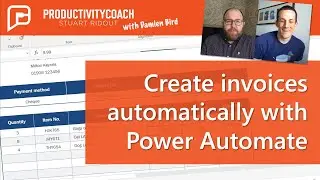 Populate Excel Templates e.g. Invoices automatically with Power Automate