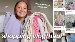 SHOPPING VLOG & HAUL 🛍️ my dream summer wardrobe!!