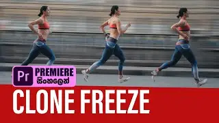 FREEZE FRAME and CLONE in Adobe Premiere Pro | Sinhala Tutorial
