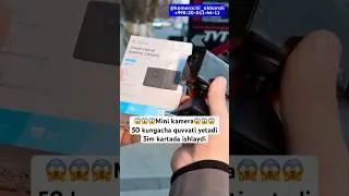 Yashirin kamera 😱😱😱 Mini kamera | Скрытая камера 
