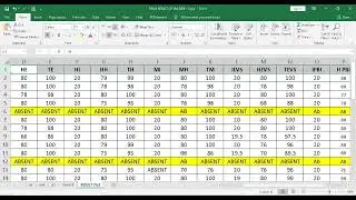 How To make Report Card 30 Seconds in MS EXCEL