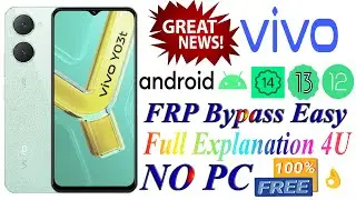 Vivo Y03T Frp Bypass Android 14 - Vivo V2344 Frp Bypass - Vivo All Andorid 12-13-14 FRP Solution