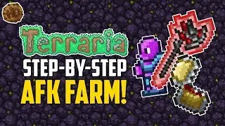 Terraria Step By Step AFK Farm | Terraria How To | HappyDays