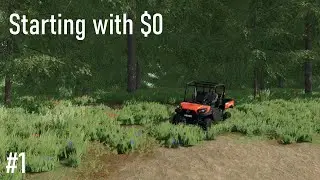 Starting With $0 | No Man's Land Timelapse | FS22 | EP1