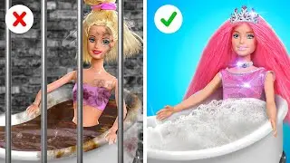 Oh Hayır, Barbie Hapiste! *123 GO! markası tarafından Çirkinden Prensese Tam Güzellik Dönüşümü