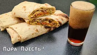 СОЧНАЯ ШАУРМА ИЗ КУРИЦЫ. НАСТОЯЩИЙ СОУС ДЛЯ ШАУРМЫ.