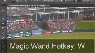Magic Wand Tool (HD) Photoshop Tools Tutorial