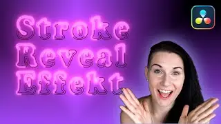 Stroke Reveal Effekt mit DaVinci Resolve 17 - Fusion Tutorial [DEUTSCH]