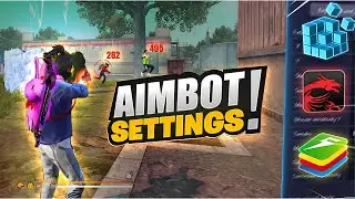 AIMBOT SETTINGS REVEALED ? 99% Headshots II Secret Settings II : Bluestacks 5 l Msi 5.