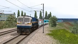 Trains Actions At Curve At Chandigarh Ambala Line Indian Railways Train Simulator