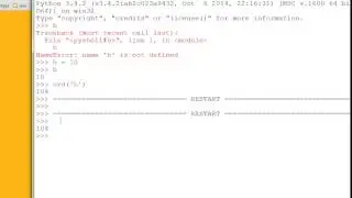 python programming - interactive and script mode