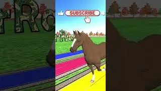 Horse Race, Horse Racing Jumps Part 2 #shorts