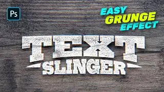 Grunge Effect: How To Create Distress Text Effect In Photoshop (2022)