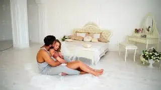 Perfect Morning in Privacy of Loving Couple in Bedroom