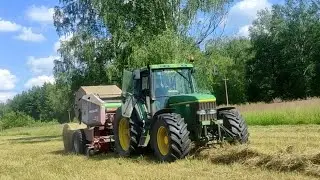 Тюкуем сено! Сенокос 2024 закончен! Как это было? 🚜🌞