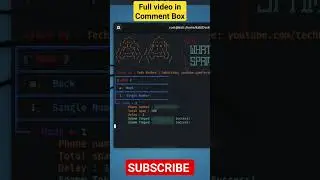 Send Spoof WhatsApp SMS using Kali linux 2023 | WhatsApp Bombbing | Spam Wp SMS #linux Tech Hacker