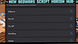 Roblox Bedwars Script | Mobile/Pc | Horion Hub V1.0