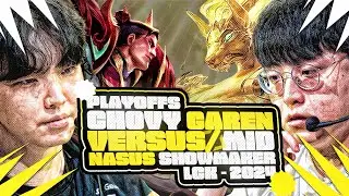 😈 CHOVY GAREN MID vs NASUS DE SHOWMAKER en LCK?? 🤯// GEN G vs DK PLAYOFFS