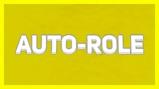 Auto-Role - Discord Poradnik #26