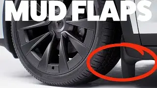 Tesla Model X: Mud Flaps Are Easy to Install