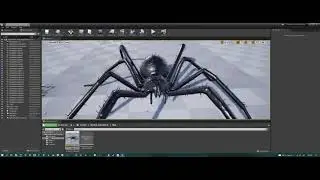 Medhue Black Widow Spider in Unreal Engine!!