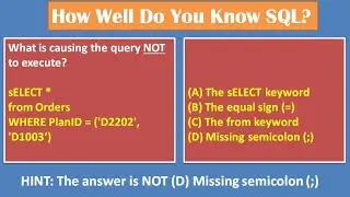 Can you spot what's wrong with this SQL query?