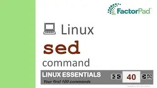 Linux sed command summary with examples