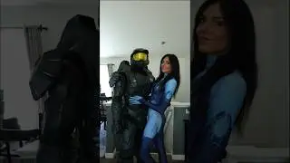 Suiting up for Cortana. Master Chief Armor! 