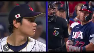 Shohei Ohtani vs Mike Trout - 2023 World Baseball Classic Final at Bat
