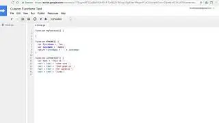 Using Custom Functions: Introduction to Programming with Google Sheets 08-B