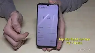 Huawei P Smart (2019): How to enable the Developer Options? for USB Debugging etc.