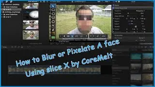 Pixelating or Blur Objects in Final Cut Pro X using slice X to Motion Track Objects - CoreMelt