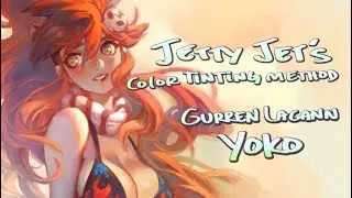 Color TInting Process- YOKO GURREN LAGANN