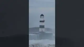 Storm Henk creates huge waves which hit Seaham pier