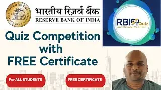 RBI Quiz Competition 2024 with Free Certificate for All Students | RBI90Quiz