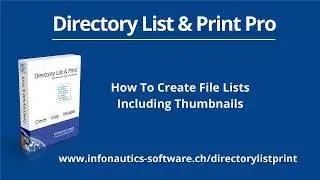 How To Create File Lists Including Thumbnails