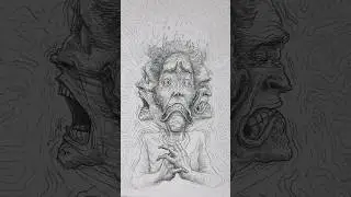 What Happens When We’re ANXIOUS 😬 #art #drawing