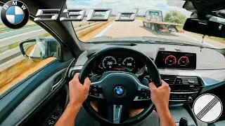 BMW G31 530d xDrive Touring | 265PS | Top Speed on German Autobahn